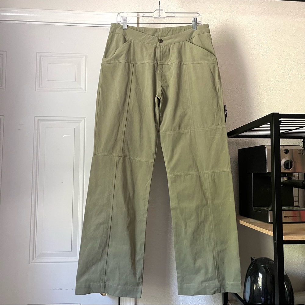 NWOT ARTLESS FOREVER olive army green utility cotton work chore straight leg